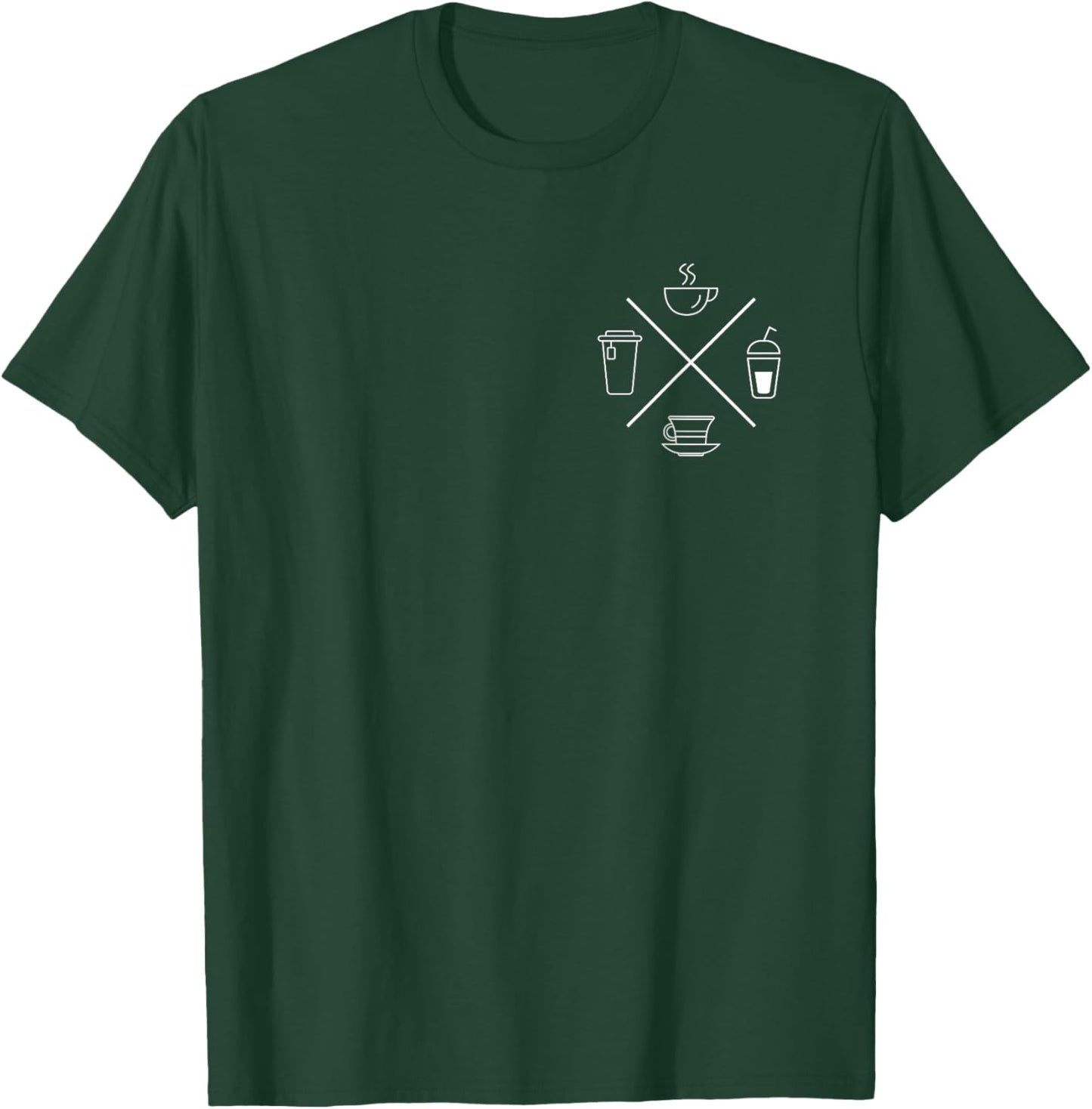 Barista Coffee Espresso Cappuccino Coffee Maker T-Shirt - T-Shirt | Forest