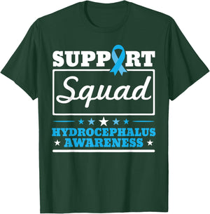 Hydrocephalus Support Brain Tumor Hydrocephalus Awareness T-Shirt - T-Shirt | Forest