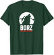 Chechen Borz Wolve Chechnya Chechen Mountain T-Shirt - T-Shirt | Forest