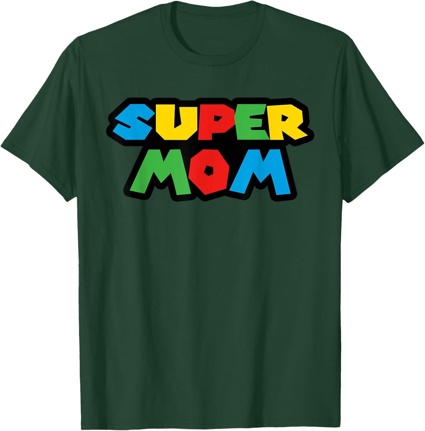 Gamer Super Mom Classic Funny Mother's Day T-Shirt - T-Shirt | Forest