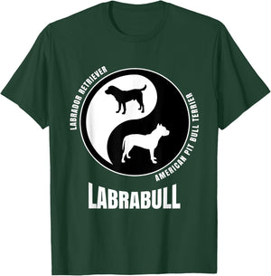 Labrabull Dog Lovers Shirt | Breeders Gift | Pet Labrabull Women Kids T-Shirt - T-Shirt | Forest