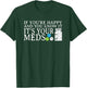 If You're Happy And You Know It It's Your Meds Depression T-Shirt - T-Shirt | Forest
