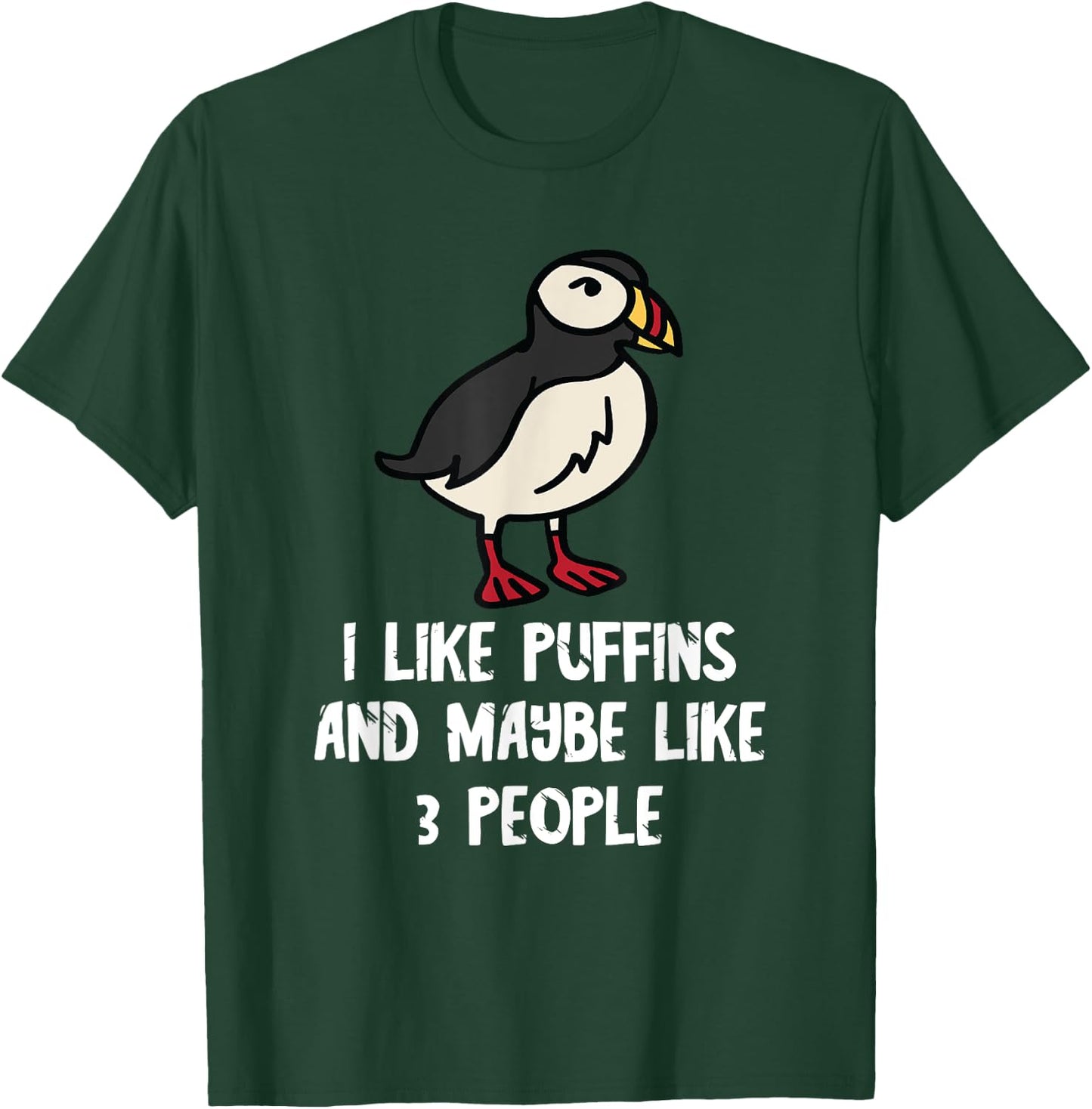 Puffin I Like Puffins Iceland Animal Puffin Bird Lover T-Shirt - T-Shirt | Forest