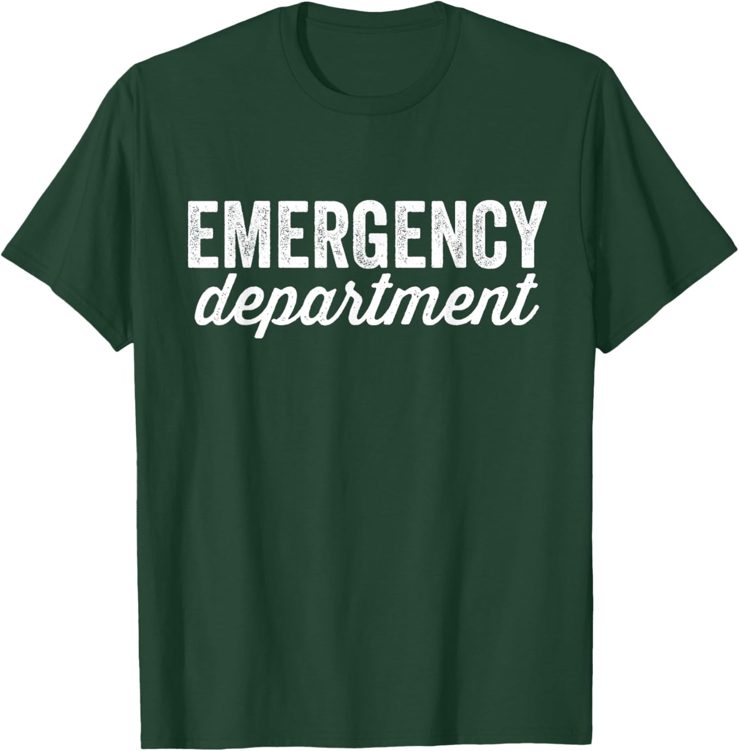 Emergency Department Emergency Room Healthcare ED Tech T-Shirt - T-Shirt | Forest