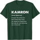 Kamron Name T-Shirt - T-Shirt | Forest