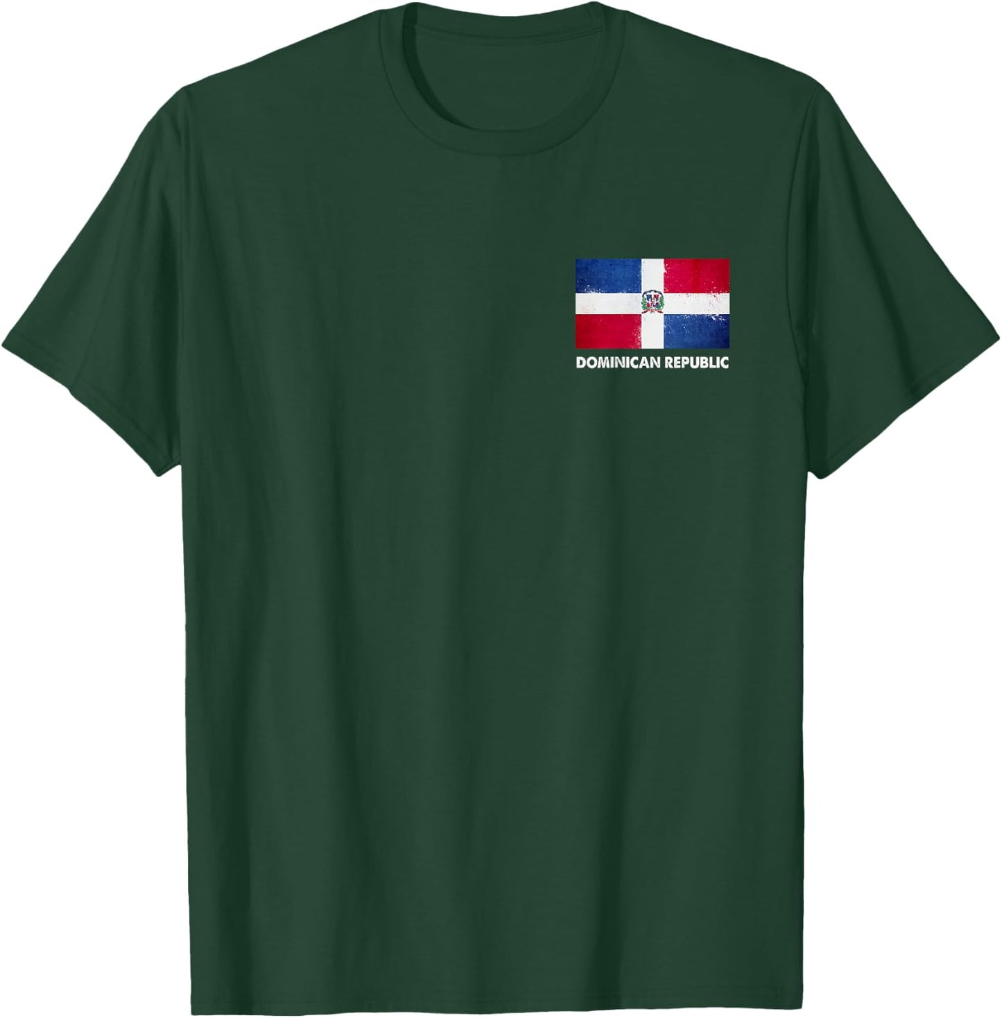 Dominican Republic Flag Shirt | Dominican T-Shirt - T-Shirt | Forest