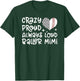 Crazy Proud Always Loud Baller Mimi Baseball Soccer Mimi T-Shirt - T-Shirt | Forest