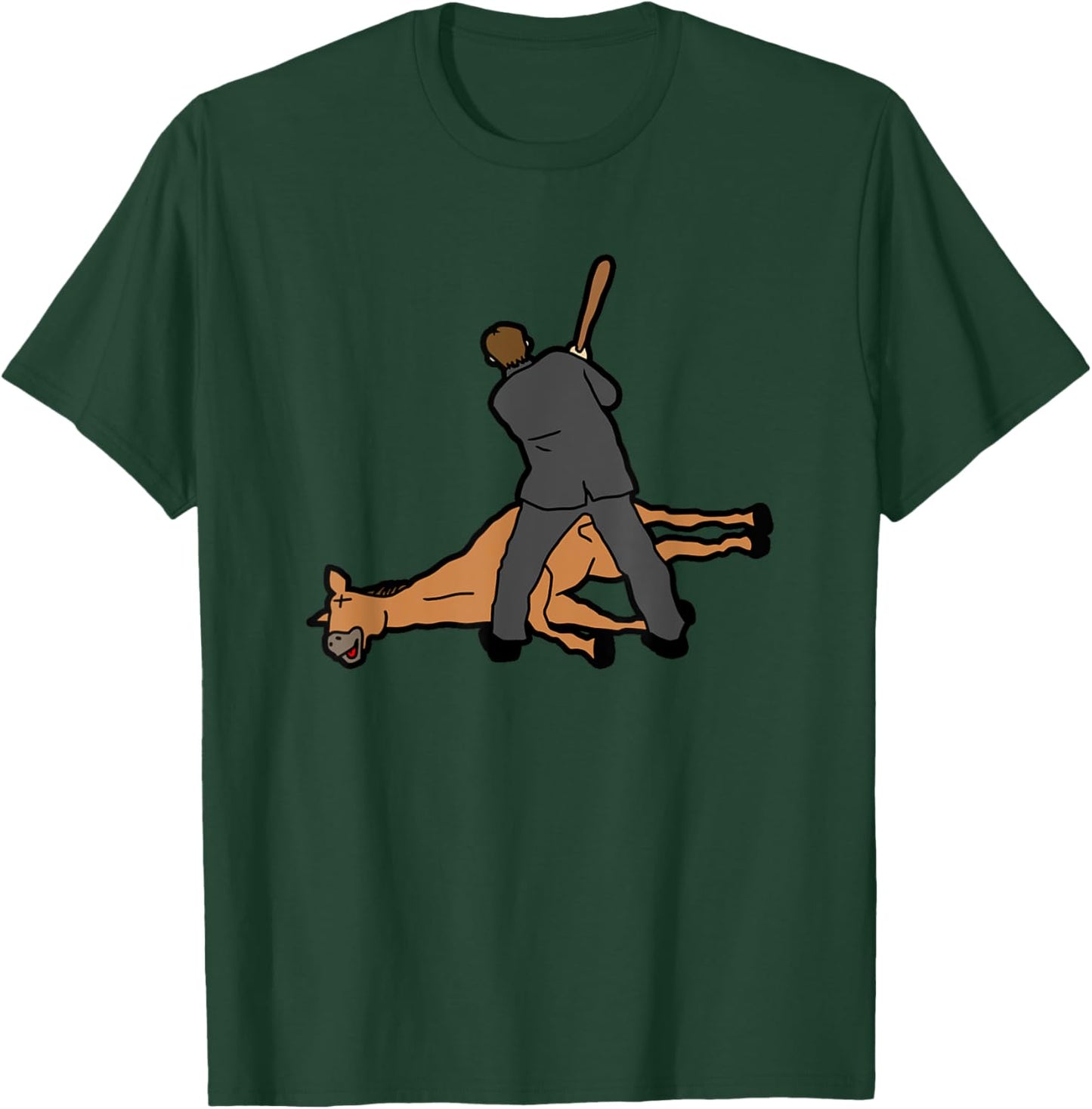 Beating a Dead Horse Meme Funny T-Shirt - T-Shirt | Forest