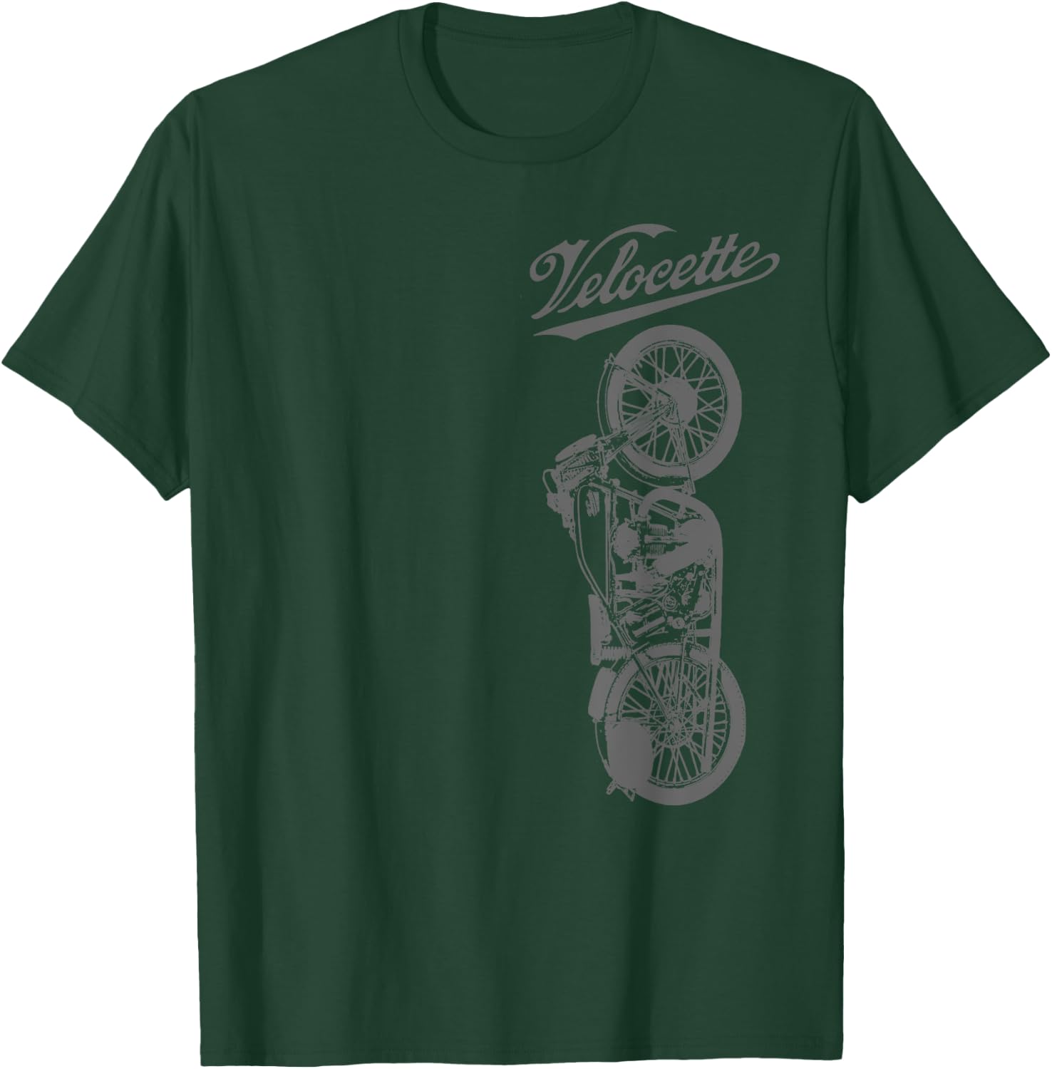 Vincent Velocette Motorcycle Vintage Classic T-Shirt - T-Shirt | Forest