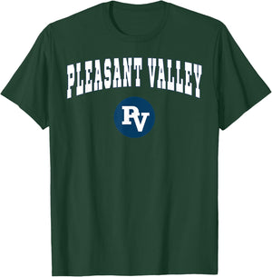 Pleasant Valley High School Spartans C2 T-Shirt - T-Shirt | Forest
