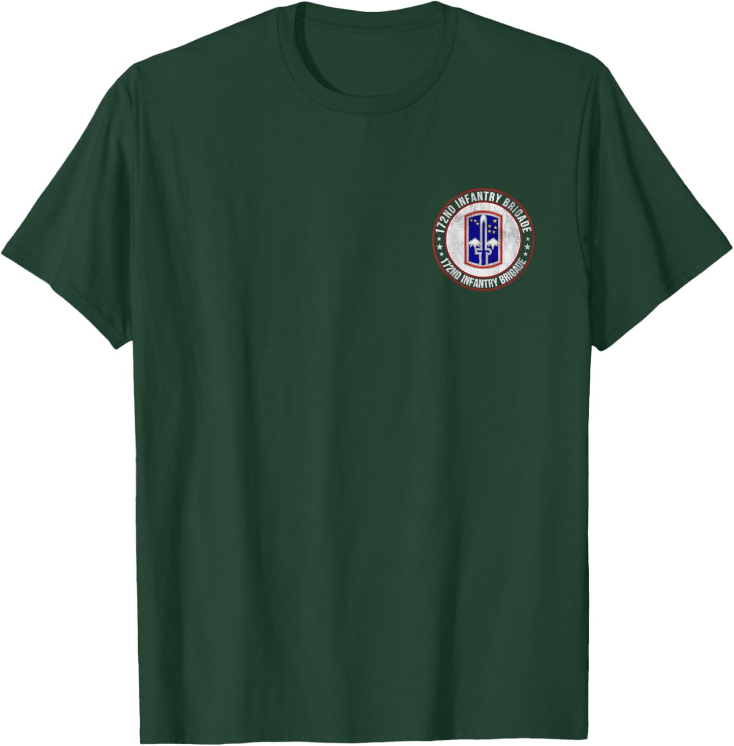 172nd Infantry Brigade Military Veterans Day Father Day T-Shirt - T-Shirt | Forest