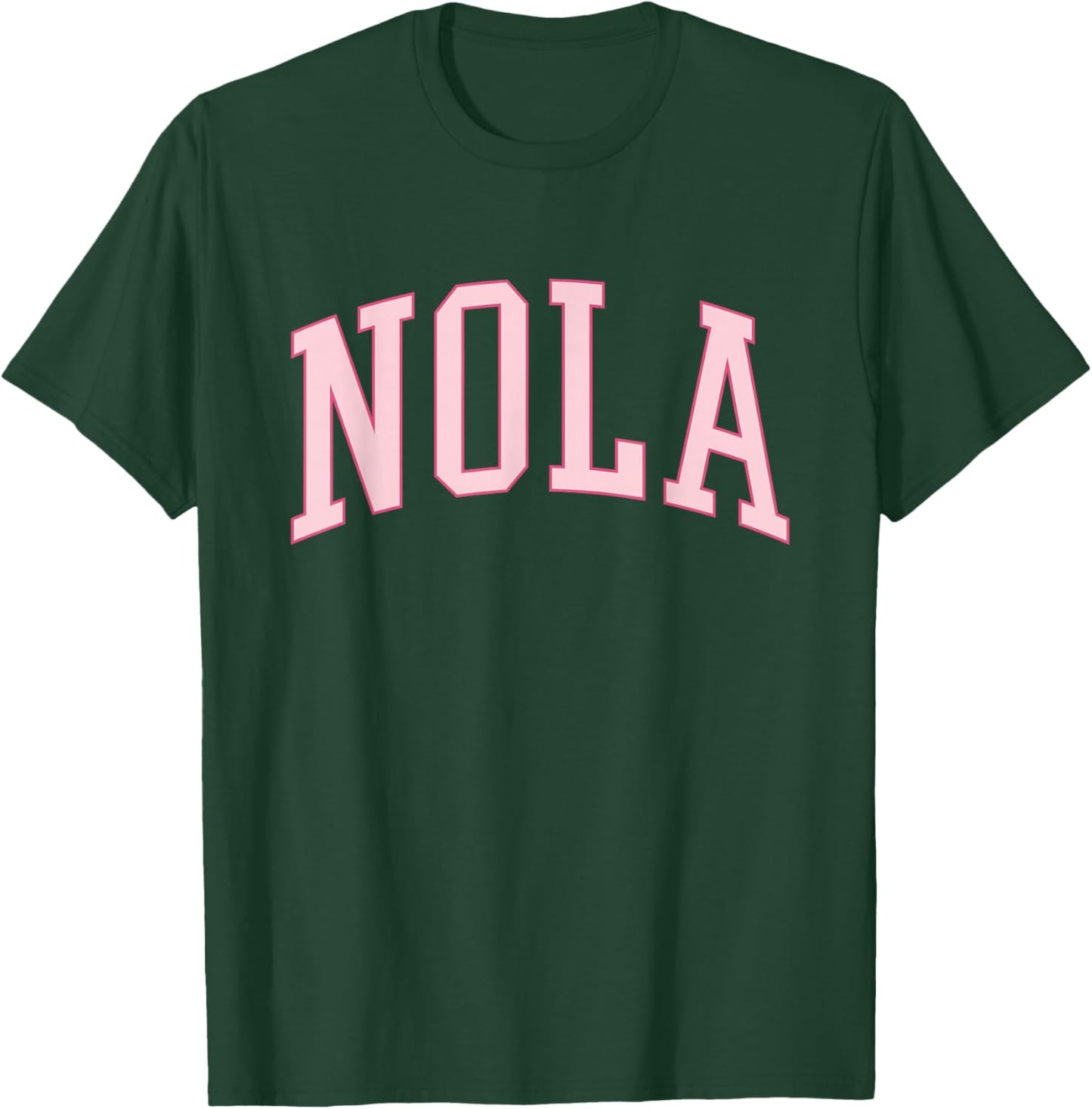 Nola Cute Pink Preppy New Orleans Girls T-Shirt - T-Shirt | Forest