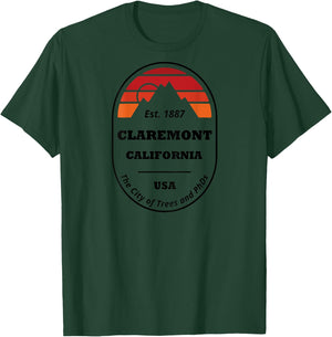 Claremont California Trees And PhDs Adventure Shirt T-Shirt - T-Shirt | Forest