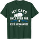 Cat Lovers for Kiké Hernández Los Angeles Baseball MLBPA T-Shirt - T-Shirt | Forest