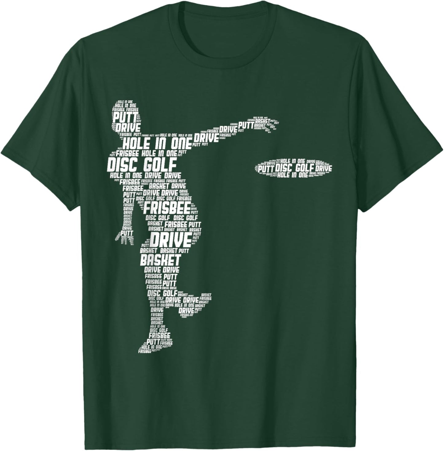 Disc Golf Frisbee Men Kids T-Shirt - T-Shirt | Forest
