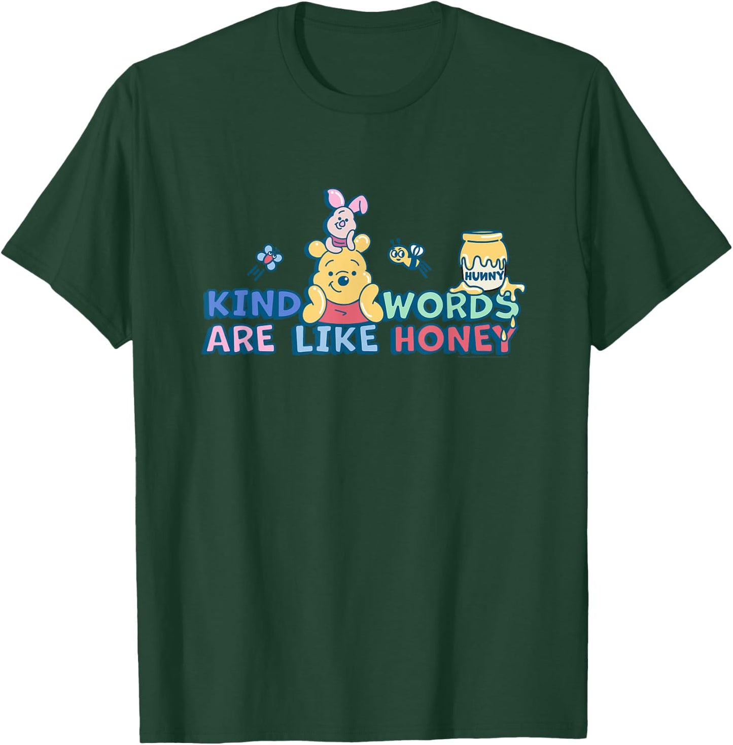 Disney Winnie the Pooh Kind Words Are Like Honey T-Shirt - T-Shirt | Forest