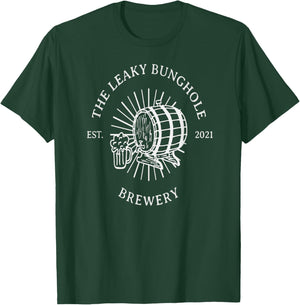 The Leaky Bunghole Brewery - Funny Craft Beer T-Shirt - T-Shirt | Forest