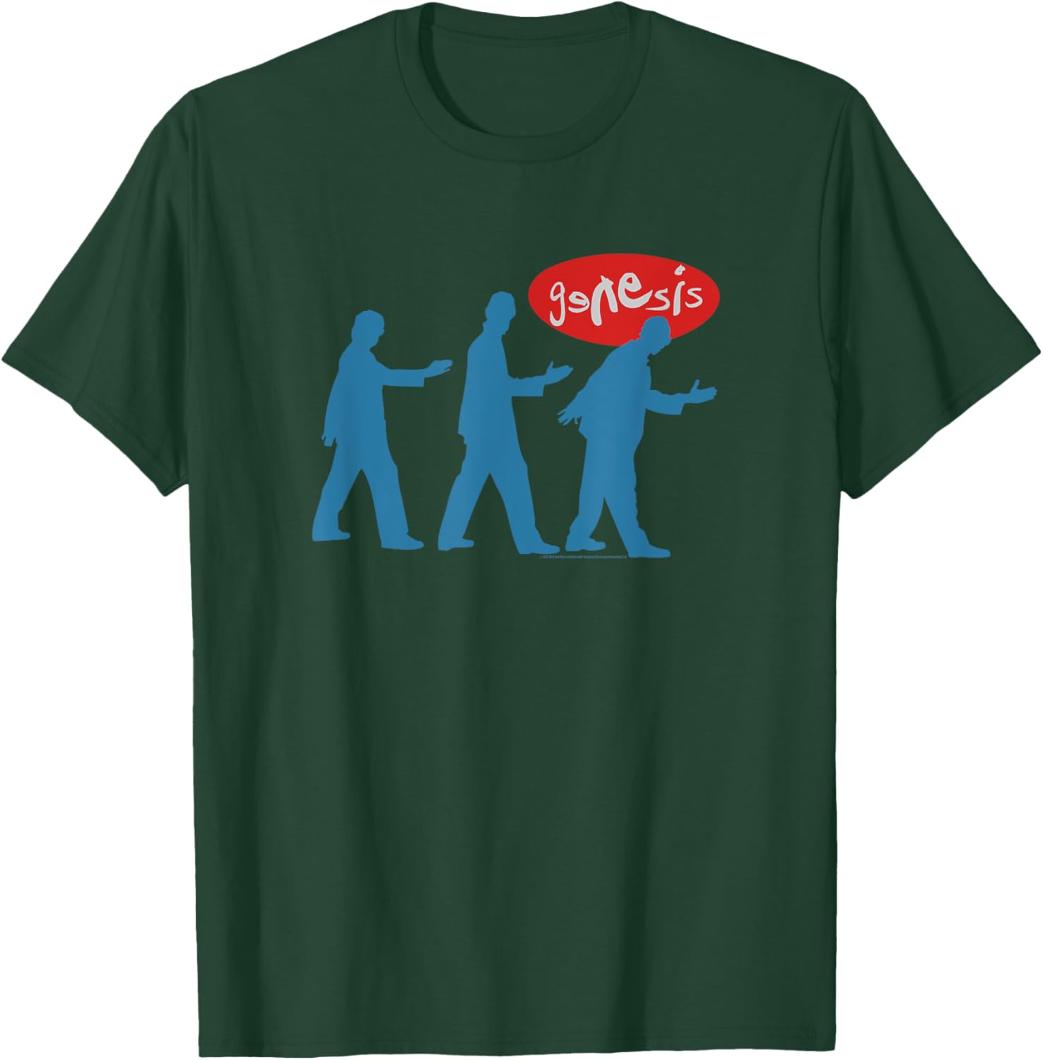 Genesis We Can't Dance Silhouettes T-Shirt - T-Shirt | Forest