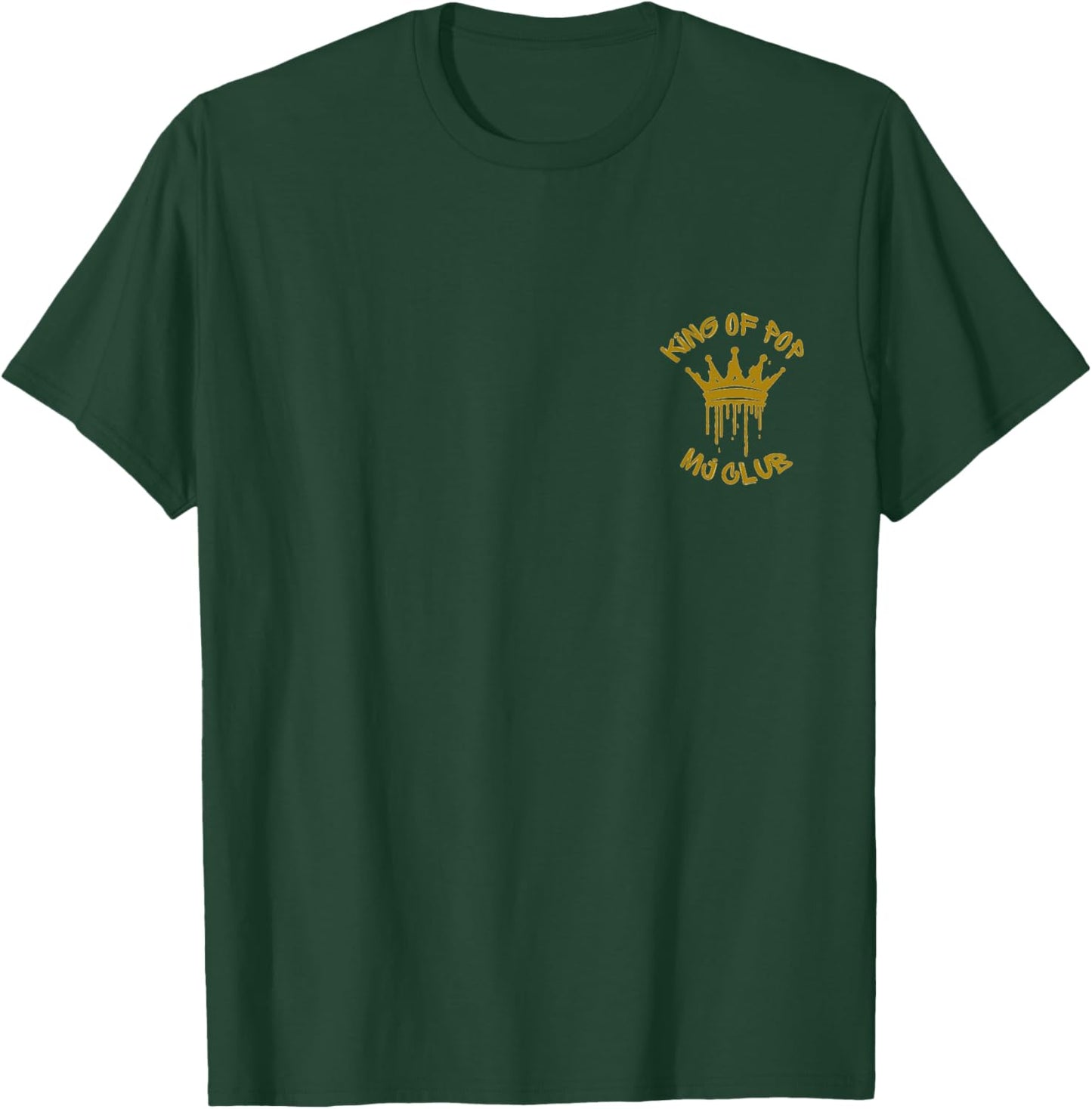 Michael Jackson 016 MJ Club Back Print T-Shirt - T-Shirt | Forest