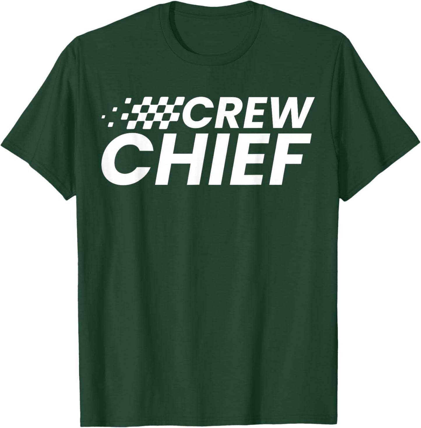 Crew Chief Pit Crew Racing Team Racer Car T-Shirt - T-Shirt | Forest