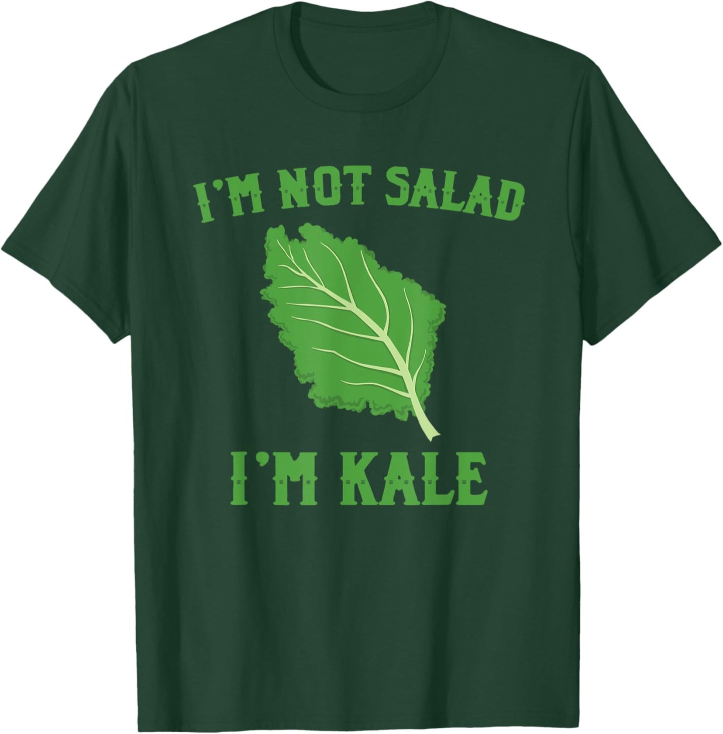 Funny Kale Costume Vegetarian Love Salad T-Shirt - T-Shirt | Forest