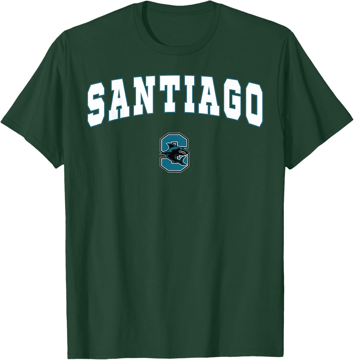 Santiago High School Sharks C2 T-Shirt - T-Shirt | Forest