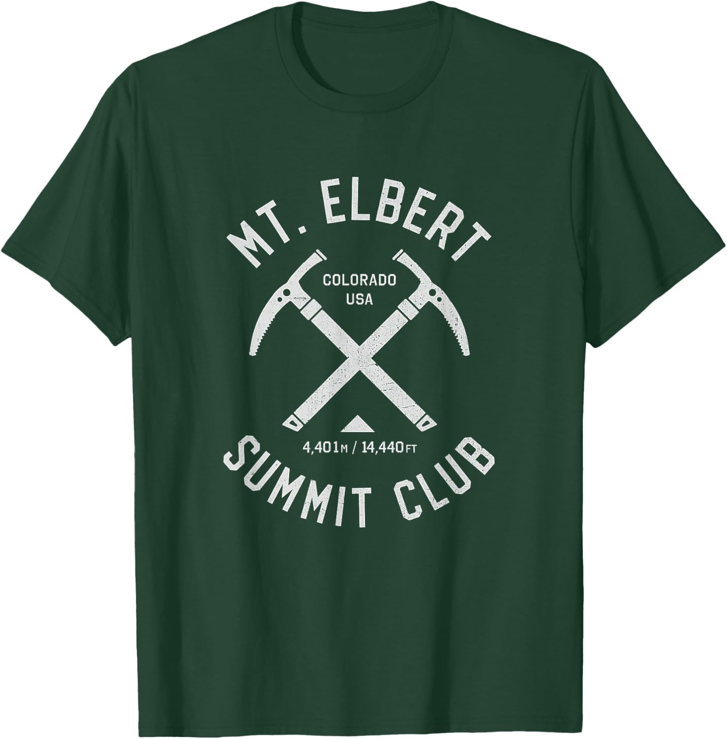 Mount Elbert Summit Club | I climbed Mt Elbert USA T-Shirt - T-Shirt | Forest