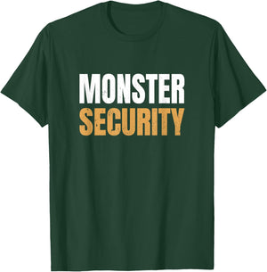 Monster Security Lazy Parents Dad Moms Halloween Costume T-Shirt - T-Shirt | Forest