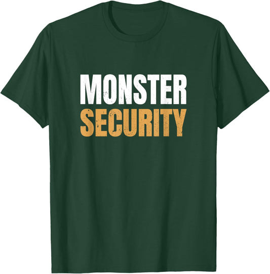Monster Security Lazy Parents Dad Moms Halloween Costume T-Shirt - T-Shirt | Forest