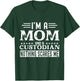 School Custodian Shirts Funny I Am A Mom and A Custodian T-Shirt - T-Shirt | Forest