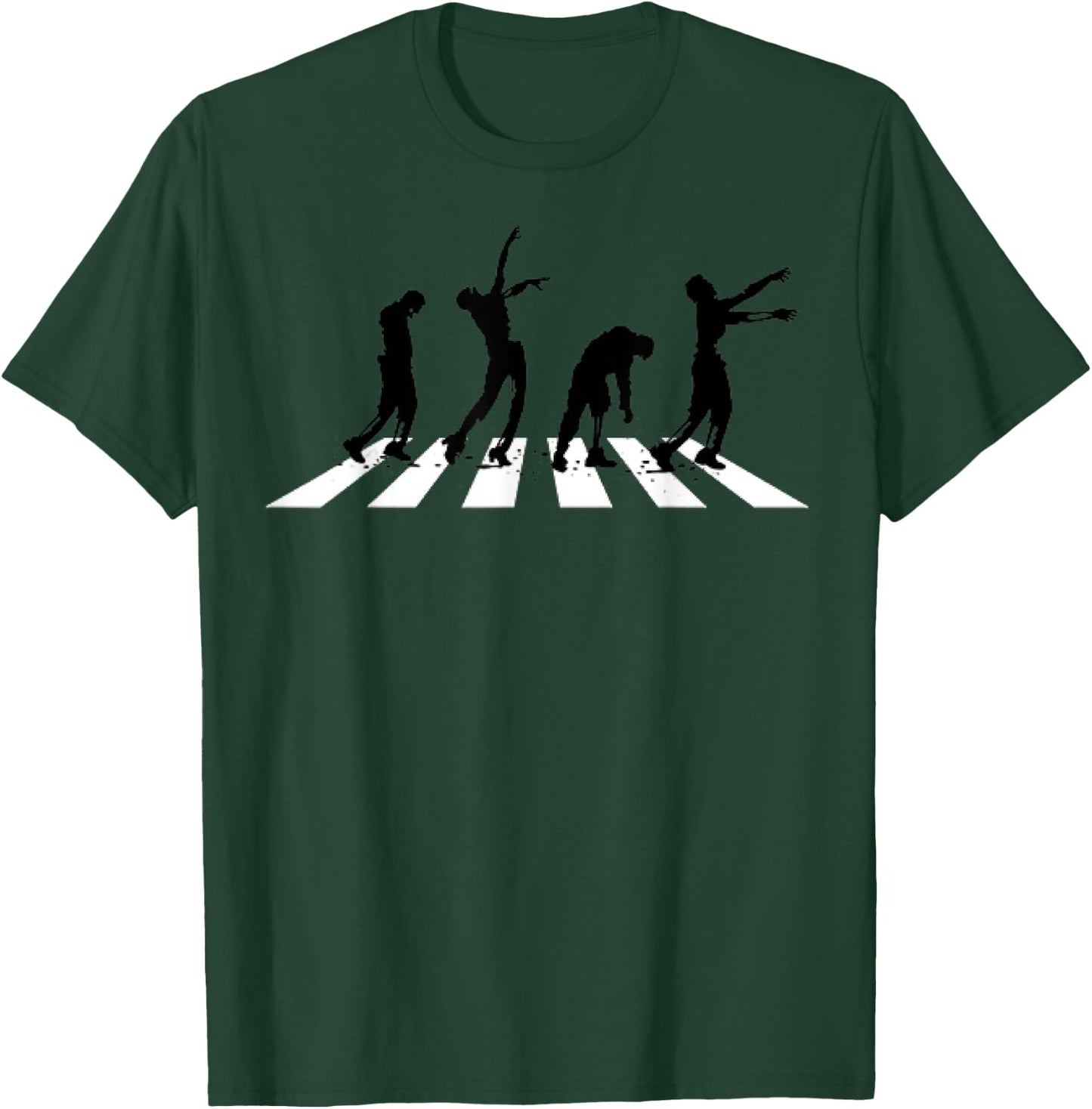 Abbey Road Walking Zombie Halloween T-Shirt - T-Shirt | Forest