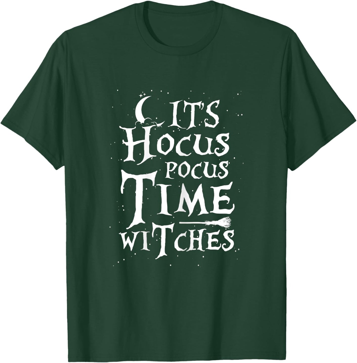 It's Hocus Pocus Time Witches Cute Halloween T-Shirt - T-Shirt | Forest