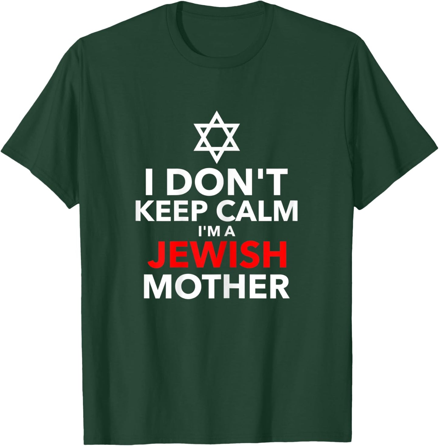 Jewish Mother T Shirt Gift Funny For Mom Mommy Shirt T-Shirt - T-Shirt | Forest