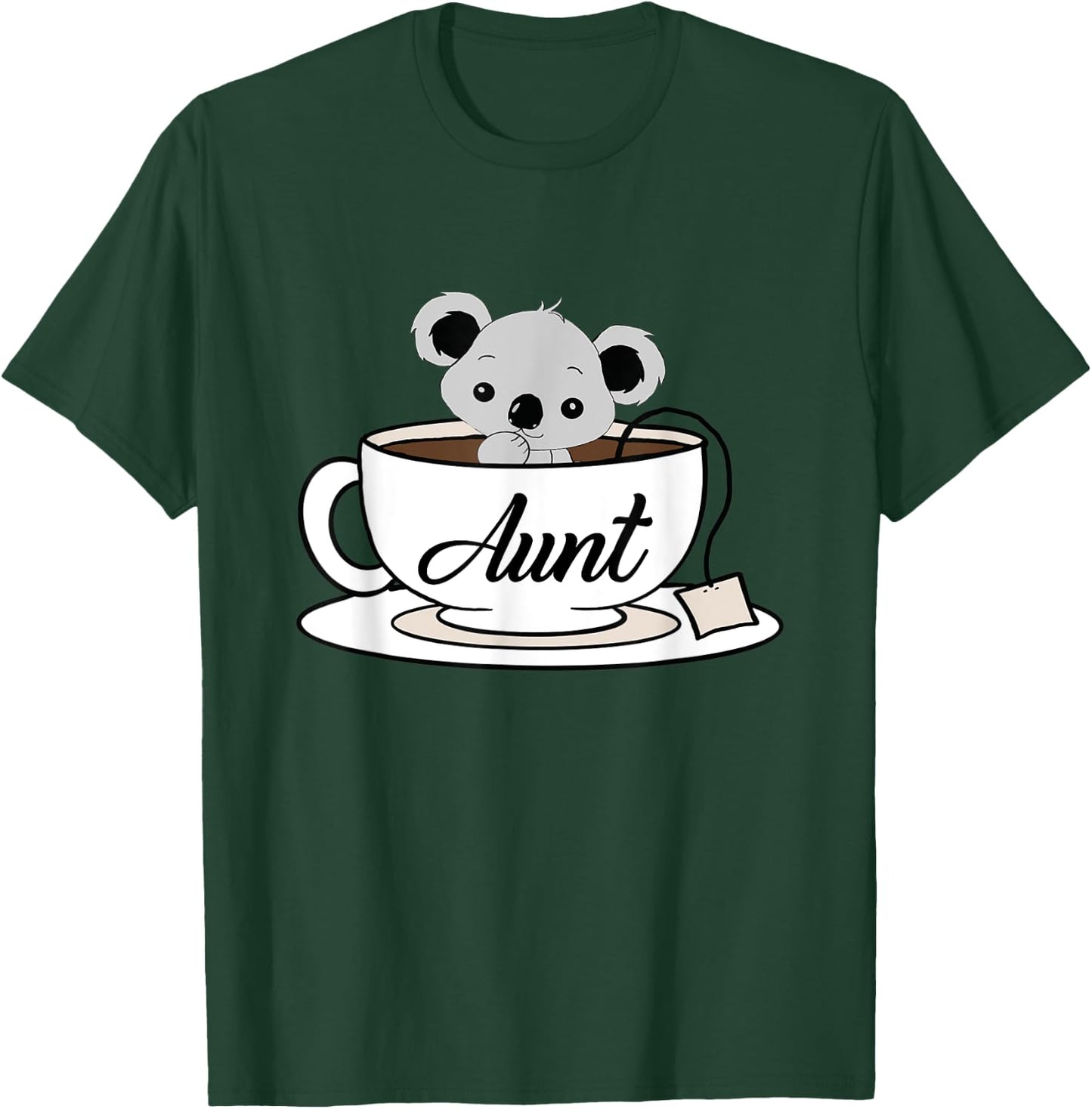 Koala Tea Aunt Tea Lover Gift Funny Koala T-Shirt - T-Shirt | Forest