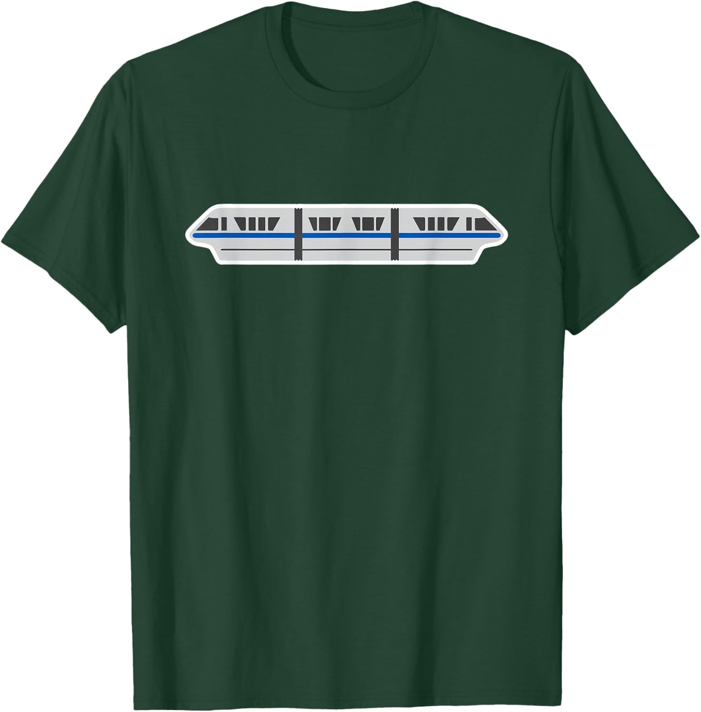 Blue Monorail T-Shirt - T-Shirt | Forest