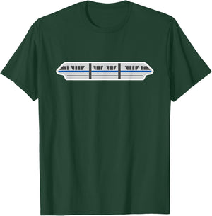 Blue Monorail T-Shirt - T-Shirt | Forest