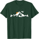 Helicopter Pilot Mountains Aviation Aircraft Chopper T-Shirt - T-Shirt | Forest