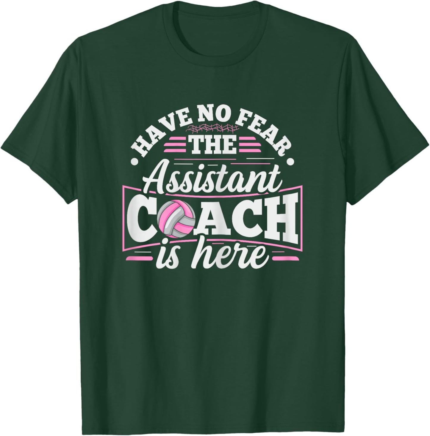 Coaching Volleyball Design for a Volleyball assistant coach T-Shirt - T-Shirt | Forest