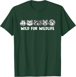 San Diego Humane Society Wild for Wildlife - Project Wildlife T-Shirt - T-Shirt | Forest