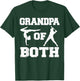 Grandpa Of Both Funny Baseball and Gymnastics Grandpa T-Shirt - T-Shirt | Forest