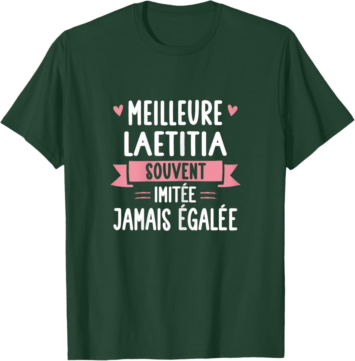 Unique Woman Humour Gift Personalized Name Laetitia , Black, Female X-Small T-Shirt - T-Shirt | Forest