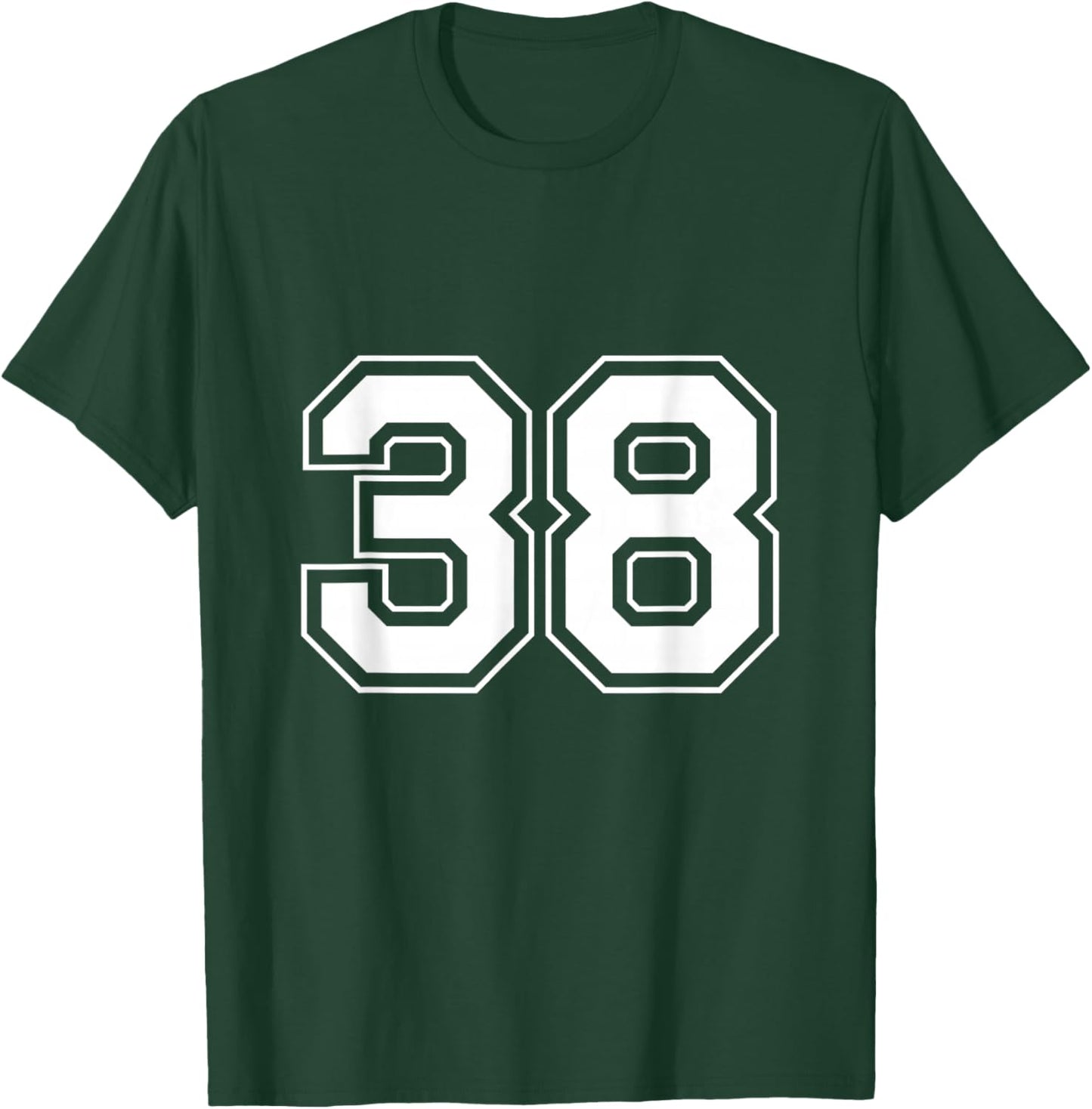 Number 38 T-Shirt - T-Shirt | Forest