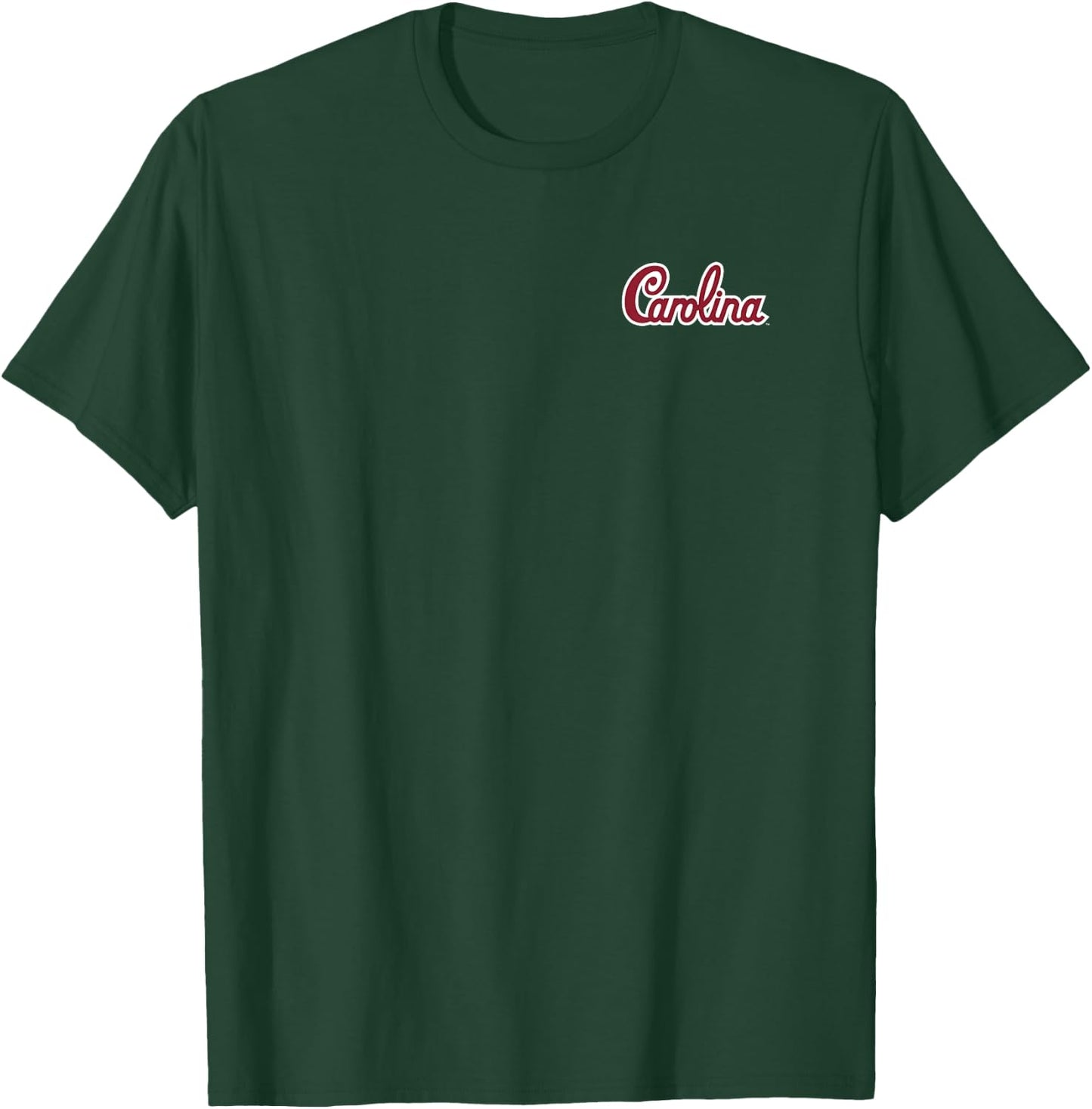South Carolina Gamecocks Front/Back Football Helmet Black T-Shirt - T-Shirt | Forest