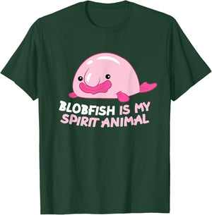 Blobfish Is My Spirit Animal Funny Blobfish Meme T-Shirt - T-Shirt | Forest