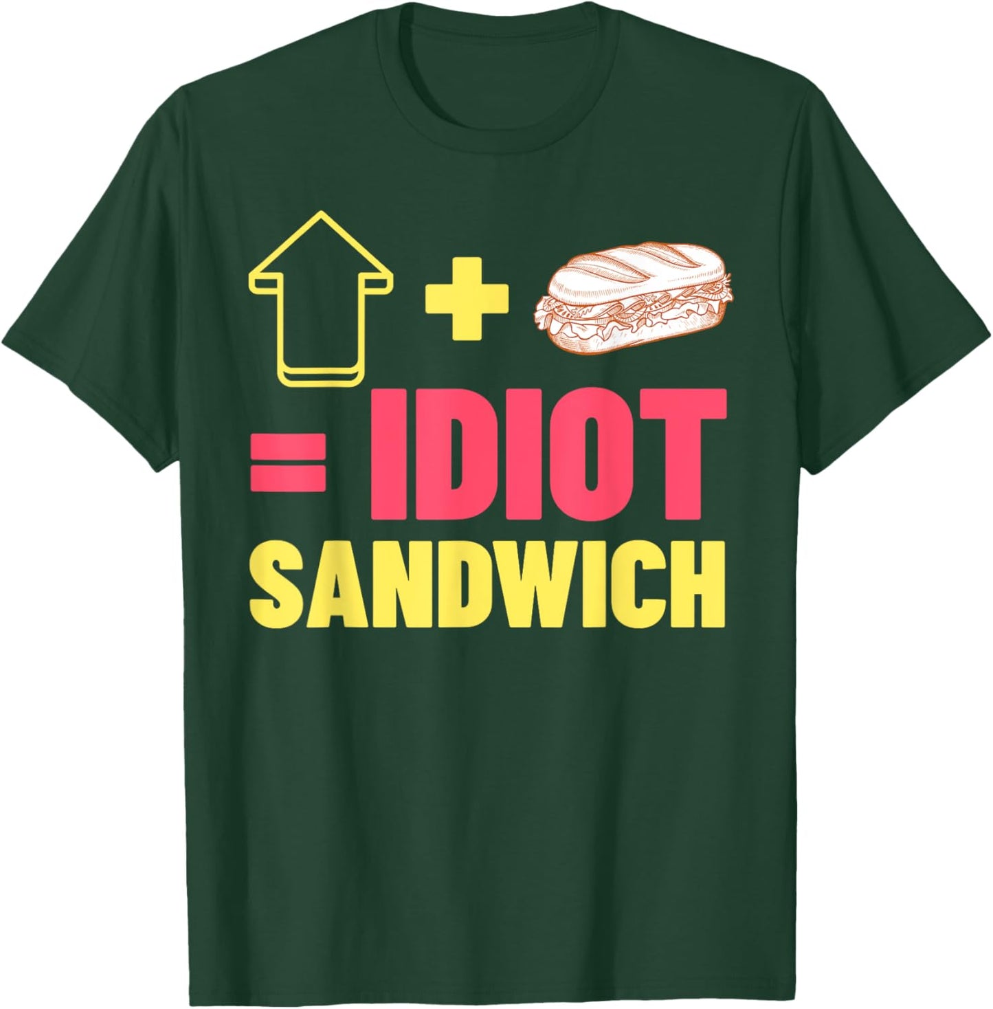 Cooking Meme Gifts & Funny Idiot Sandwich T-Shirt - T-Shirt | Forest