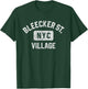 Bleecker Street Village NYC Gym Style Distressed White Print T-Shirt - T-Shirt | Forest