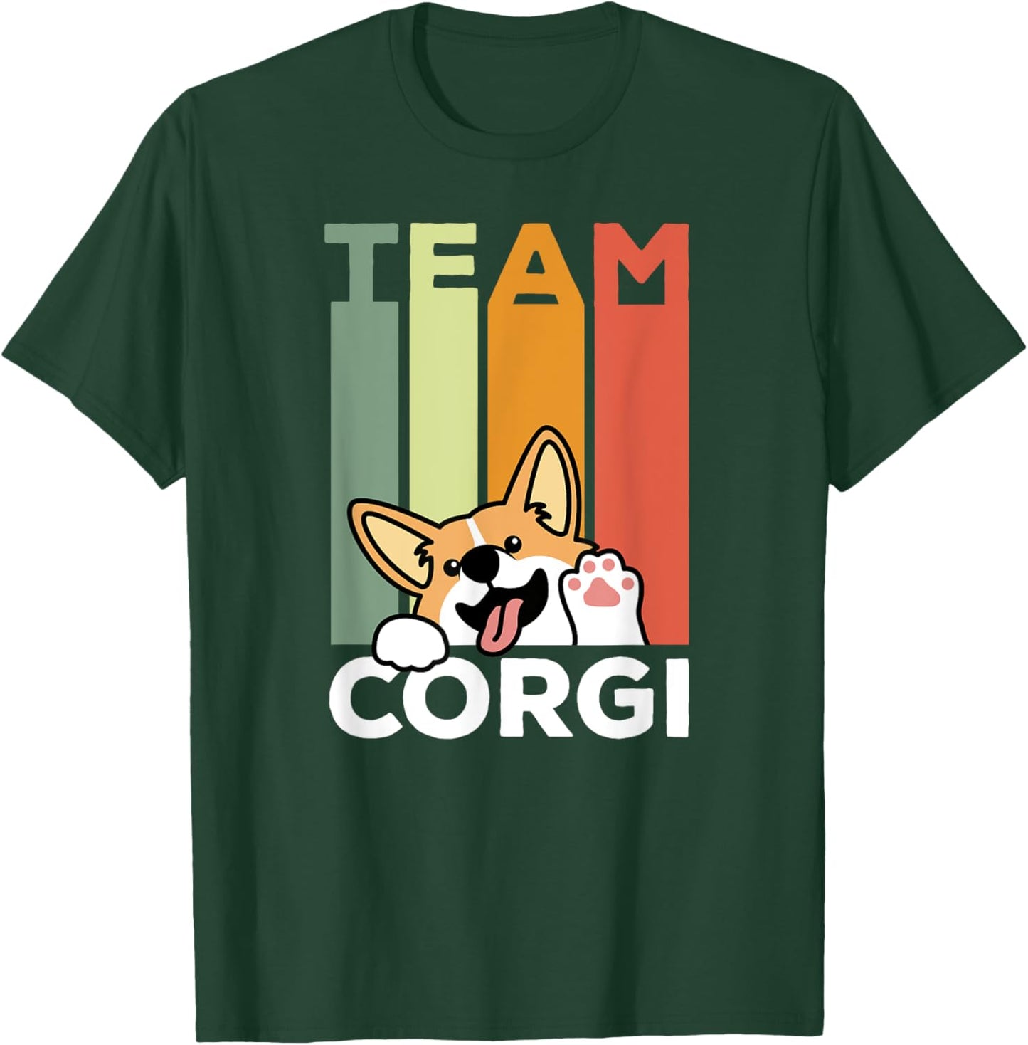 Team Corgi T-Shirt - T-Shirt | Forest