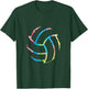 Volleyball stuff attire tie dye Gift a teen girl player T-Shirt - T-Shirt | Forest