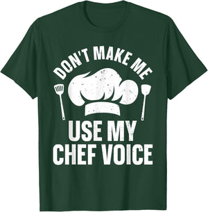 Funny Chef Design Women Cooking Lover Culinary Chef T-Shirt - T-Shirt | Forest