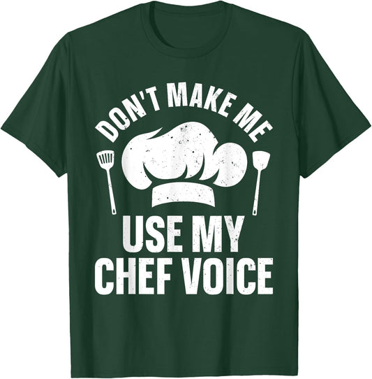 Funny Chef Design Women Cooking Lover Culinary Chef T-Shirt - T-Shirt | Forest